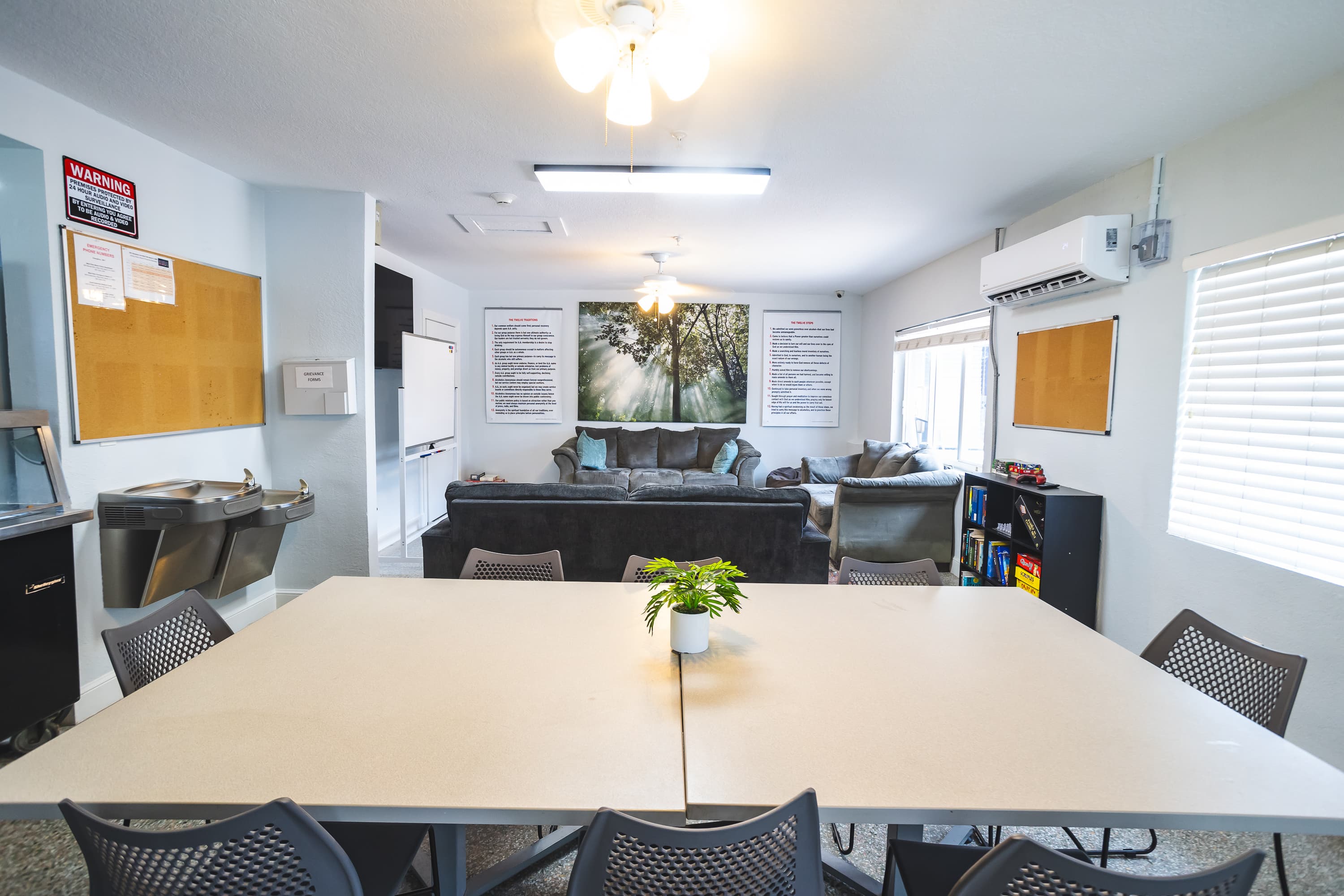 Group therapy session at Amity Palm Beach